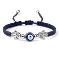 thumbnail image 1 of Evil Eye Braided Bracelet Lucky Red Black Color Thread Couple Chain Handmade, 1 of 1
