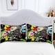 thumbnail image 3 of Colecciones de cama Patrón de monopatín Patrón de artículos de casa Fibra de poliéster Fibra multicolor Conjunto para jóvenes adultos edredón l 3 piezas kenally HA012079-09, 3 of 7