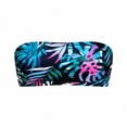 thumbnail image 3 of Yuanlong Women's Bandeau Detachable Spaghetti Straps Swimsuit Tops Padded Stylish Minimalist Beachwear Swimwear Bikini Top, 3 of 7