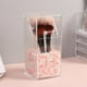 thumbnail image 3 of Estuche para cosméticos cuadrado con perlas, transparente, a prueba de polvo, con tapa, para brochas de maquillaje, cartucho para brochas de cejas, caja de almacenamiento de brochas de acrílico, 3 of 5