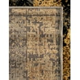 thumbnail image 6 of Unique Loom Saturn Collection Area Rug - Astra (2' 2" x 3' Rectangle Black Gray/Light Brown), 6 of 6