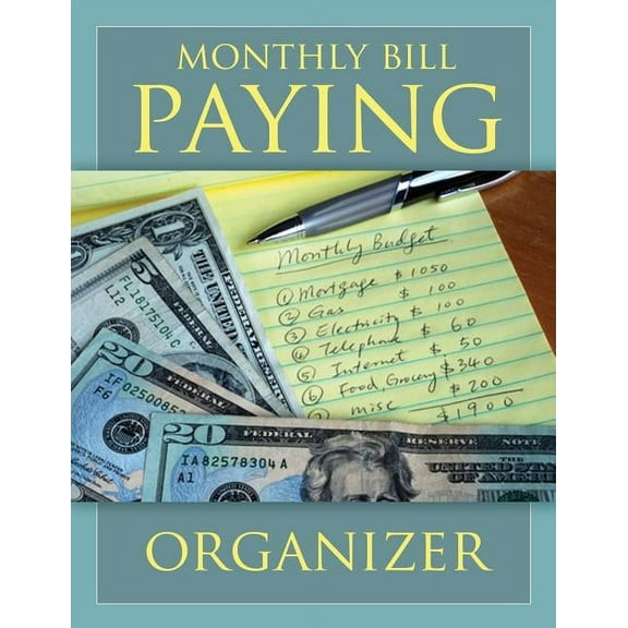 Monthly Bill Paying Organizer, (Paperback)