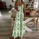 thumbnail image 5 of Vestidos de Verano con Cuello en V para las Mujeres 2025 Imprimir Vestido de Cuello Redondo sin Mangas Vestidos Largos Casuales, Ligeros Y de Moda, 5 of 8