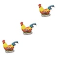 thumbnail image 4 of kurtrusly Statue en Résine Statue de Poulet Décorative Patio Pelouse Cour Arrière pour Position Couchée S Ensemble de 3, 4 of 6