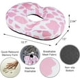 thumbnail image 5 of Cow Print Donut Pillow Seat Cushion for Tailbone Pain Relief and Hemorrhoids, Home Office Chair Cushion for Long Sitting Work, Memory Foam Car Seat Cushions for Driving Butt Pain Postpartum Pregnancy, 5 of 6