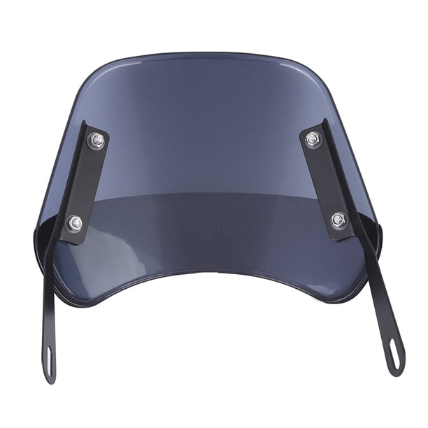 Parabrisas de Motocicleta ANGGREK Deflector de Viento Negro Universal para Faros de 5-7 Pulgadas