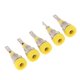 thumbnail image 4 of Conector tipo banana 5Pieces 2mm Banana Tuerca de para Multimeter Banana Socket amarillo amarillo Magideal Conector tipo banana, 4 of 6