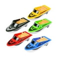 thumbnail image 1 of 5 minibarcos de arrastre para niños, vehículos de juguete para decoración de escritorio, lancha rápida realista para niños mayores de 3 años, regalos, 1 of 8