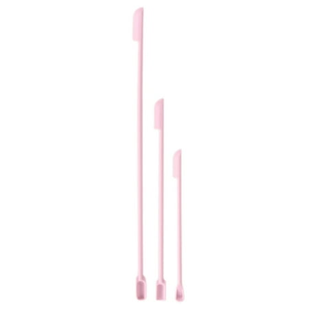 

Unbreakable 3Pcs Cream Scraper Set Long Handle Double Head Design Anti-Slip Non-Deformation Cosmetic Scraper for Beauty Shop