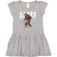thumbnail image 3 of Inktastic Bigfoot Sassy Happy Sasquatch Girls Baby Dress, 3 of 5