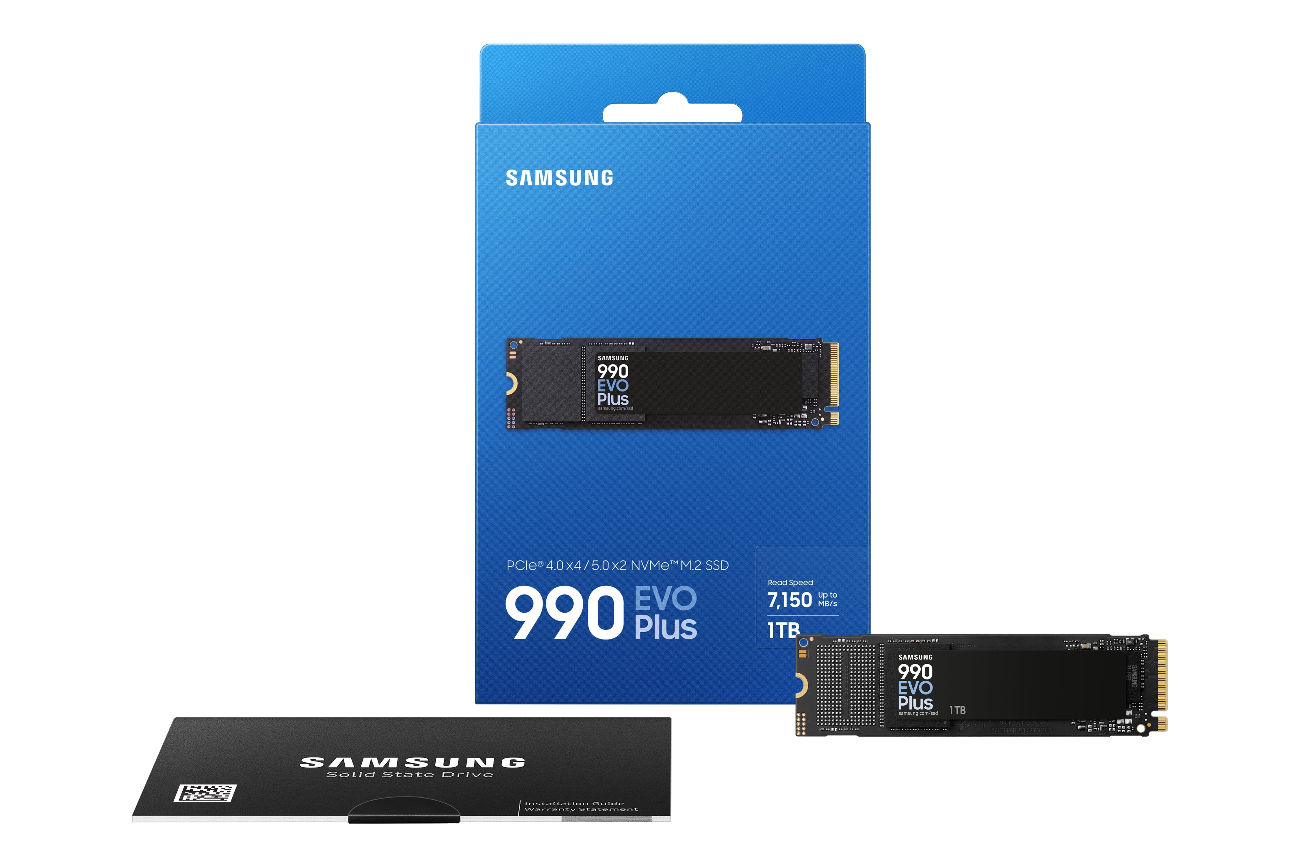 Samsung 990 EVO PLUS SSD 2TB, PCIe Gen 4x4 Gen 5x2 M.2 2280