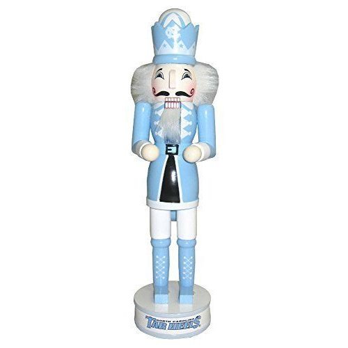 Forever Collectibles NCAA 14" Wooden Nutcracker, University of North Carolina Tarheels Walmart