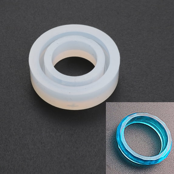 NEW 1 PC Silicone DIY Mold Making Jewelry Rings Resin Casting Mould DIY Craft Type2 17mm