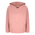 thumbnail image 7 of Sevevn Womens Waffle Hoodies 2025 Sweatshirt Fall Long Sleeve Loose Side Slits Stacked V Neck Tops With Pockets, 7 of 7
