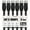 Black, variant on Cat 6 Ethernet Cable 1 FT in Black 6 Pack 10 Gbps Speed Network Short Round Rj45 Outdoor Indoor Direct Burial Bare Copper LAN Patch Cable for Router Gaming PS5 XBOX Printer Computer CCTV Switch