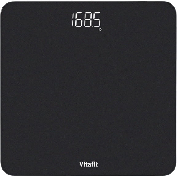 Scale for Body Weight, High Accuracy 0.1lb by Our Professional Factory Since 2001, Digital Weight LED and Step On, 3*AAA Batteries Included, 400lb/182kg, Spray Silver
