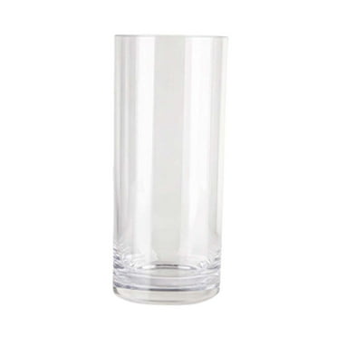 jicheng Acrylic Clear Cylinder Vase Flower Vase for Anniversary Decors
