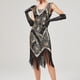 thumbnail image 1 of WILLBEST Vestidos Largos Casuales para Mujer, Vestido Vintage Sexy sin Mangas para Mujer, Vestido de Fiesta de Noche de 2025 con Lentejuelas y Cuentas y Cuello En V y Borlas Grande​​, 1 of 3