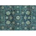 thumbnail image 1 of Ahgly Company Indoor Rectangle Abstract Light Blue Modern Area Rugs, 2' x 3', 1 of 4