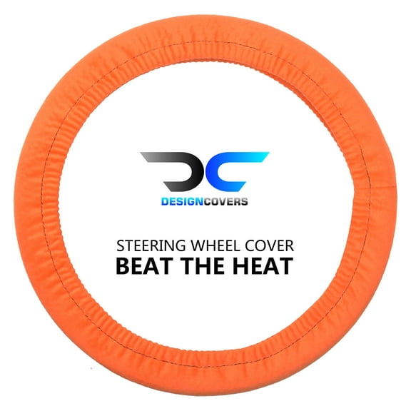 Designcovers Soft Velour Steering Wheel Cover in Universal size Warm in Winter Cool in Summer