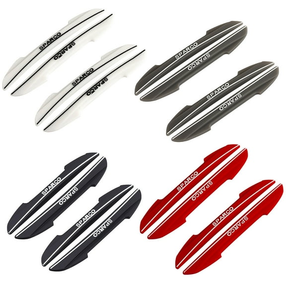 Walbest 4 Pack Car Door Edge Trim Anti-scratch Guard Protection Decor Strip Sticker Universal