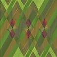 thumbnail image 1 of Ahgly Company Indoor Square Patterned Antique Bronze Green Area Rugs, 7' Square, 1 of 6