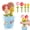 Blue, variant on Flower Pot Measuring Spoons Set, Cute Ceramic Flower Spoons, Decorative Cute Figurine for Baking Cooking Kitchen Decor, Cute Cottagecore Measuring Spoons Gift for Baking Lovers