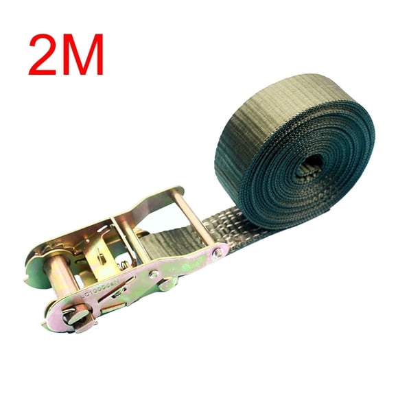 1.5",3,6T Steel Frame,2M---6M, Ratchet Tie Down Cargo Lashing Shipping Packa Strap Shipment Packing Belt Assembly Sling ,Easy to Install