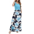 thumbnail image 3 of OutfitShow Women Summer Dress Sleeveless Loose Casual Long Maxi Dresses with Pockets, 3 of 6