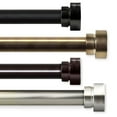 thumbnail image 2 of Contemporary Home Living 125.5" Silver Solid Contemporary Triple Curtain Rod, 2 of 2