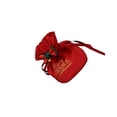 thumbnail image 2 of Injueey Bolsa de almacenamiento de frutas de Feliz Navidad con bolsas de regalo con cordón, bolsa de fiesta, paquete de decoración, Kits de decoración para fiestas Vino Tinto Tipo 1, 2 of 6