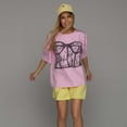 thumbnail image 3 of Camisetas de algodón de gran tamaño para mujer, ropa de calle informal para mujer, camisetas Harajuku Unisex, Top básico sólido para mujer, 3 of 5