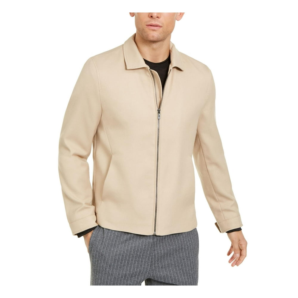 Alfani - Alfani Mens Modern Harrington Woven Solid Jacket - Walmart.com ...