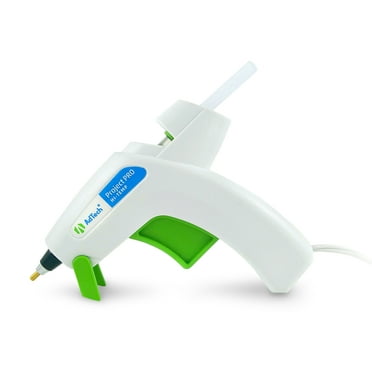 AdTech High Temp Project Pro Mini Glue Gun – 20 Watts, 8 Foot Cord, No-Drip Precision Nozzle, Built-In Base, Comfort Grip for 5/16 Inch Glue Sticks – Ideal for Crafting, Repairs, and DIY Projects