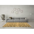 thumbnail image 3 of Ahgly Company Indoor Rectangle Abstract Brown Modern Area Rugs, 7' x 9', 3 of 4