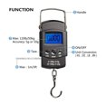 thumbnail image 4 of 50kg /1g Pocket Scale Weighing Electronic Balance Digital Fish Hook Hanging  Measuring Tape Ruler ,Easy to Use, 4 of 7