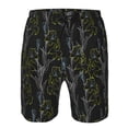 thumbnail image 4 of Naloa Lilies Flowers Men's Beach Shorts, Surfing shorts, Swim trunks, Quick Dry Swim Trunks for Surfing Beach Fun - Small, 4 of 9