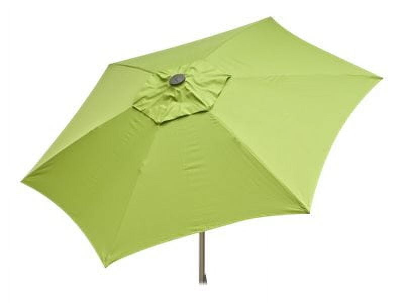 Heininger Holdings, LLC Push Up Aluminum Market 8.5-foot Patio Umbrella Adjustable Height