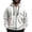 Light Gray, variant on Delconic Mens Zip Up Hoodie Jacket Long Sleeve Drawstring Hood Sweatshirt with Multiple Zipper Pockets Casual Active Outerwear Army Green L