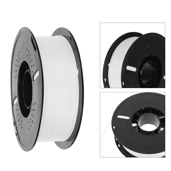 GAXIRE Petg White 1.75mm Filament 1Kg Spool Moistureproof for High Impact Strength and Prototyping