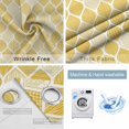thumbnail image 4 of Yellow Geometric Blackout Curtains for Bedroom/Living Room, Thermal Insulated Kitchen Curtains, Morocco Modern Abstract Plaid Art Grommet Darkening Window Treatment Drapes 42"x63"x2, 4 of 8