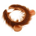 thumbnail image 2 of Lion Ear Headpiece Brown Plush 1Pack 8.1X7.5X1.2In, 2 of 8