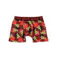 thumbnail image 6 of The Grinch Men's Grinch Santa AOP Buffalo Plaid Christmas Holiday Boxer Briefs Underwear, 6 of 7