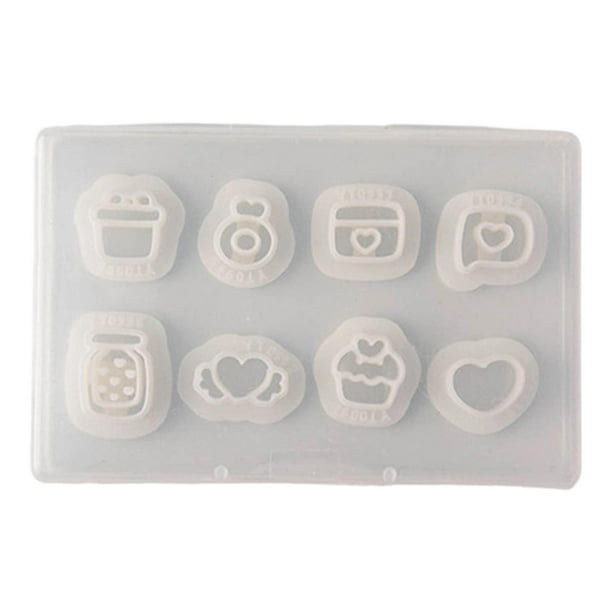Kit para hacer aretes en miniatura de arcilla polimérica, compacto, resistente y versátil, con herramientas para cortar arcilla para Valentín.