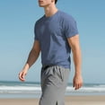 thumbnail image 5 of Mens Quick Dry Athletic T-Shirts, Workout Tops for Men Summer Slimming Fit Breathable Crewneck Short Sleeve T Shirts S-3XL, 5 of 8