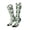 2 Black-2, variant on Women Crew Soft Moisture-wicking Socks Alpaca Faces Pattern Design Cotton Socks, One Size fit All