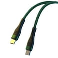 thumbnail image 1 of Cable USB tipo C de 100 W para sincronización de datos de teléfonos. Verde, 1 of 3