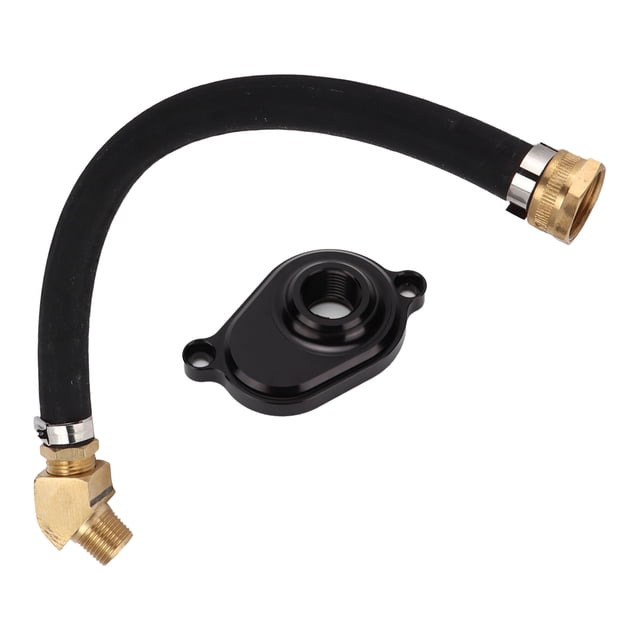Adaptador De Descarga Del Enfriador De Aceite, Manguera De Descarga Del Enfriador De Aceite Enfriador Existente Retrolavado Herramienta De Descarga Del Enfriador De Aceite Piezas ANGGREK Oil Cooler Flush Kit