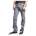 thumbnail image 2 of Victorious Men's Slim Fit Unwashed Raw Denim Jeans, up to Size 40, 2 of 5