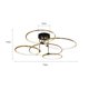 thumbnail image 3 of Lampara De Araña Led En Aro 80w Luz Blanca Jwj, 3 of 4